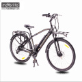 Morden diseño 36V350W 26 pulgadas más caliente de la ciudad bicicleta eléctrica, Bafang trasera medio Drive motor e-bike